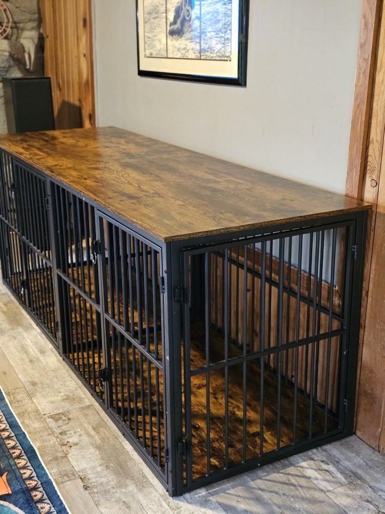 Double Dog Crate Furniture 