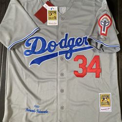 Dodgers Valenzuela Jersey 