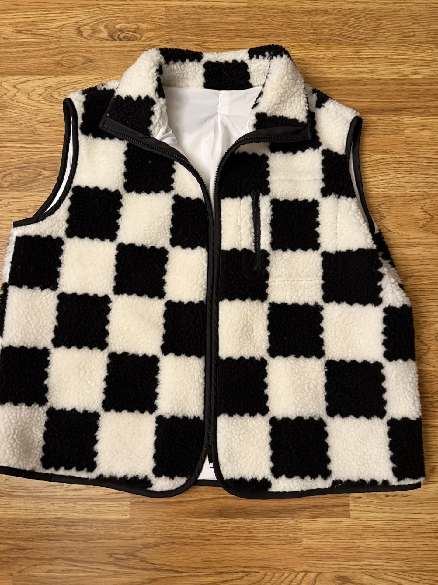 Checkered Vest Adult Large 