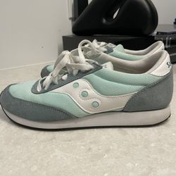 Saucony Hornet Suede Light Weight Mint | Size Women 8 