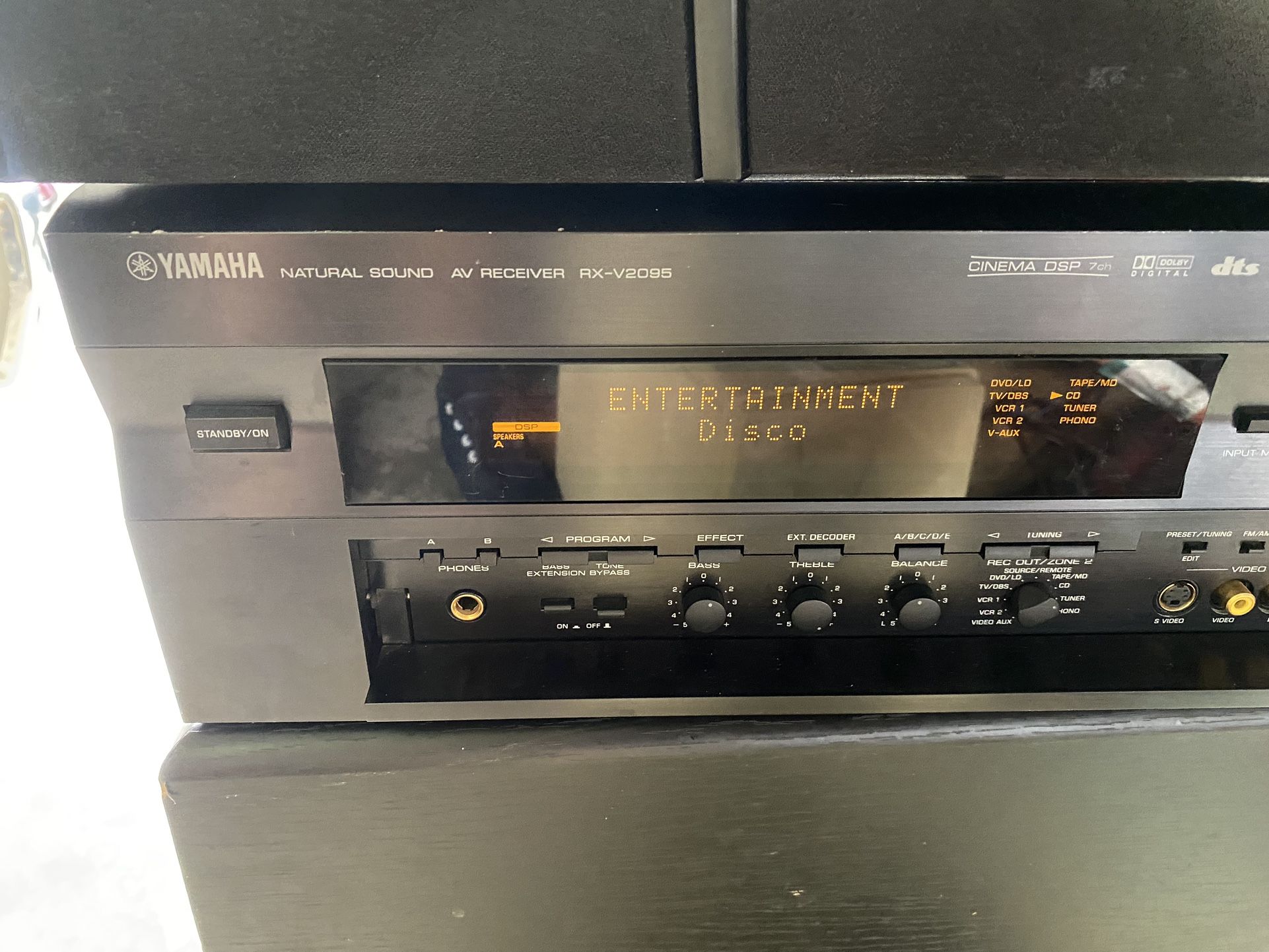 Yamaha Receiver RX-V2095 Receiver Music System Stereo With Klipsch Center Speaker Great Sound Home Stereo MAKE AN OFFER