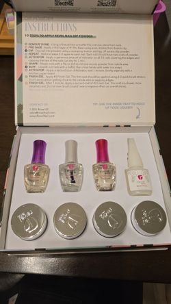 Lightly used dip powder nail set