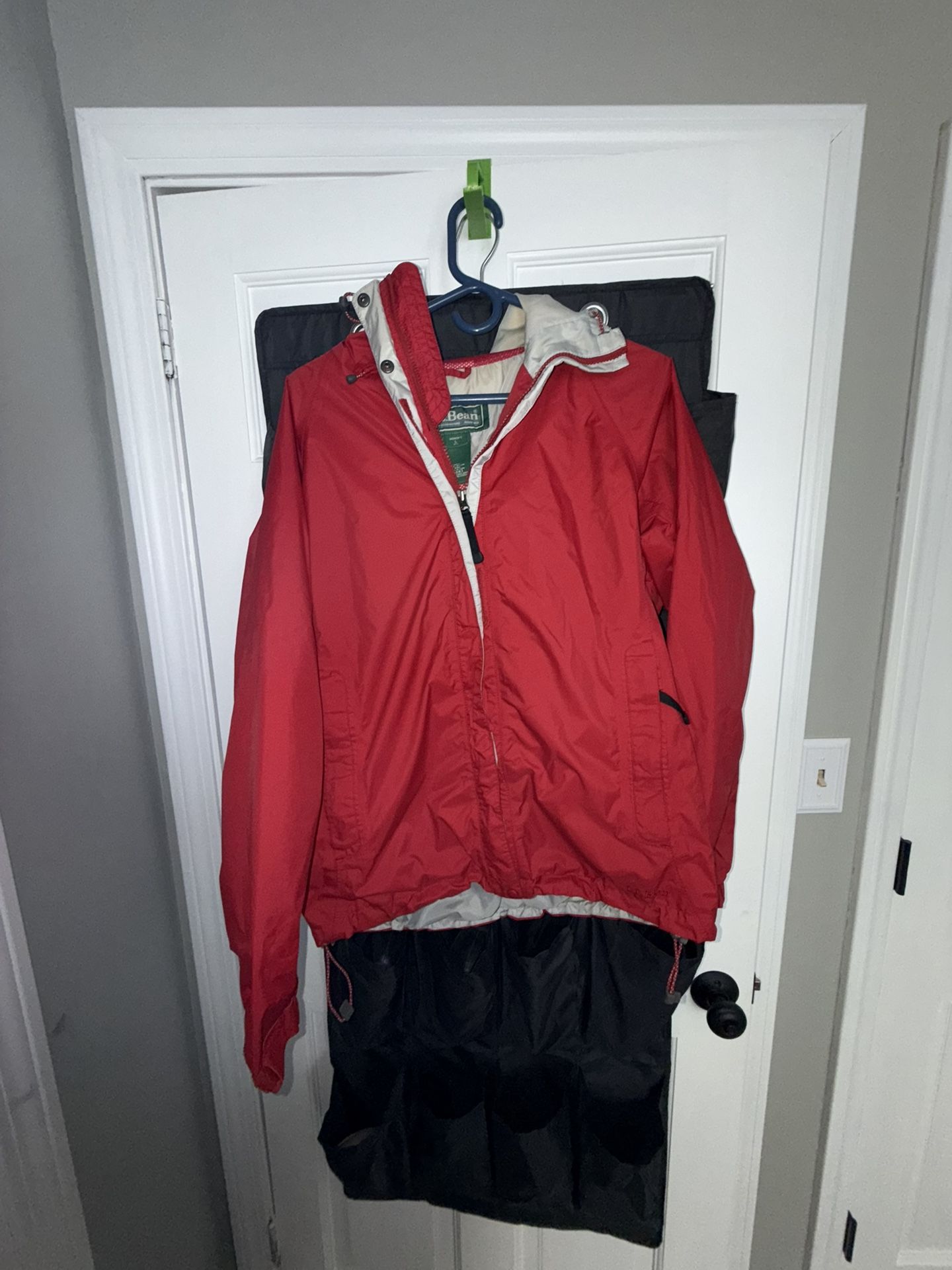 L.L. Bean Vintage Windbreaker Red Women’s Large 0AKN3