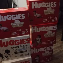 Huggies Diapers 