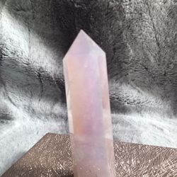 Aura Rose Quartz Obelisk Tower