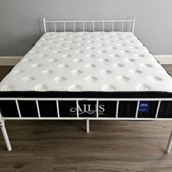 Like New Queen Size Bed With Mattress