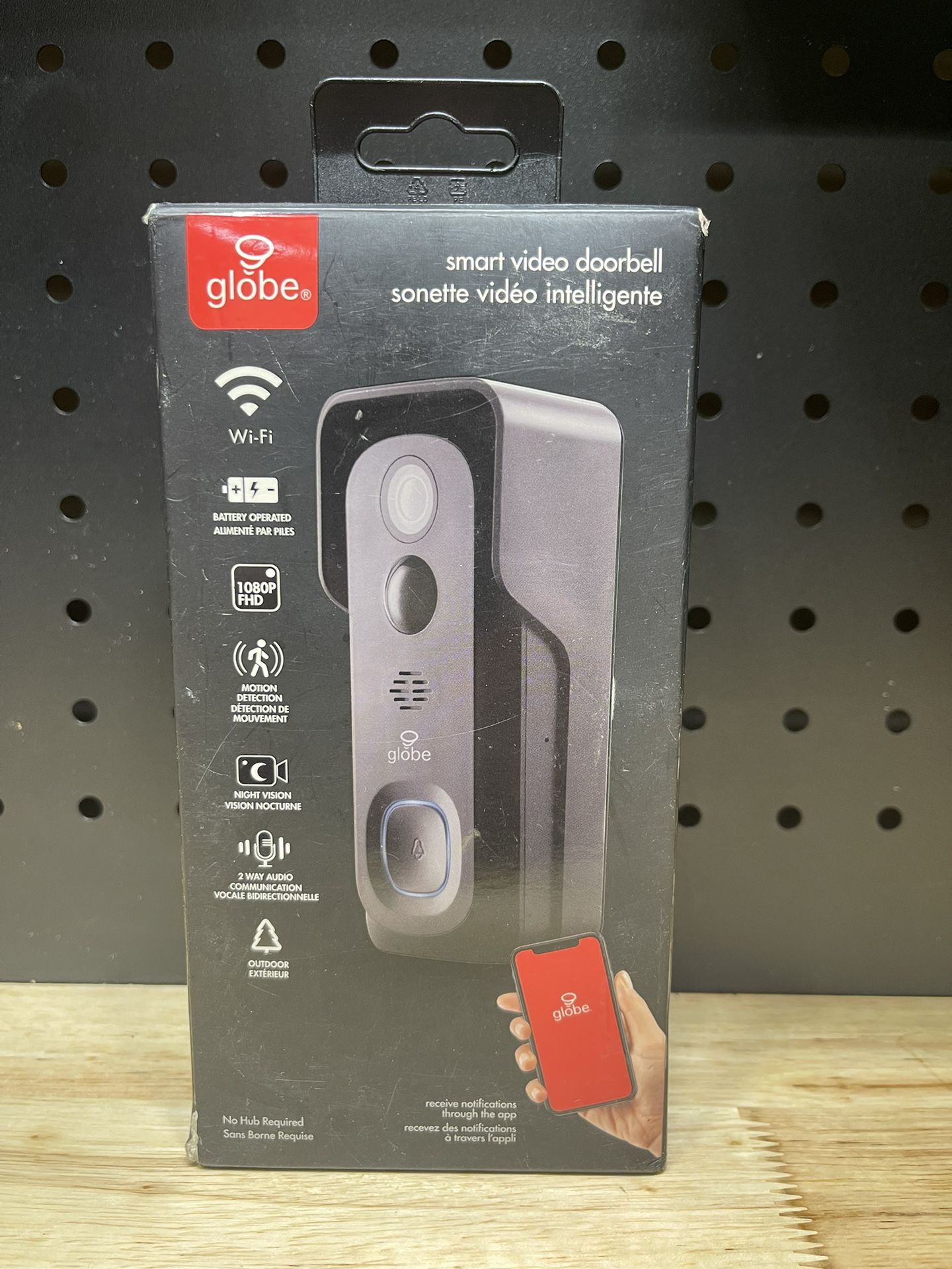 Globe HD Video/Audio Doorbell-*Wireless*