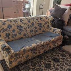 Antique Wingback Sofa Bed