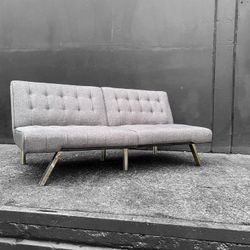 Unique MCM Styled Tufted Couch