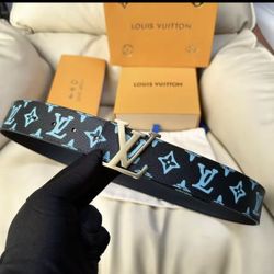 Luis Vuitton Belt (black Blue, Limited Edition)