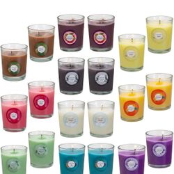 Scented Candles, Jasmine, Rose, Vanilla, Bergamot, fig, Lavender, Lemon, Spring,Strawberry, Rosemary, Aromatherapy Candles,Soy Wax Glass Jar Candle - 
