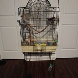 Bird cage W STAND