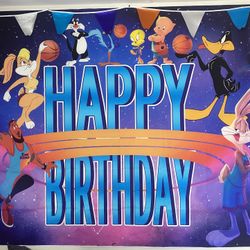 Space Jam Birthday Decor 
