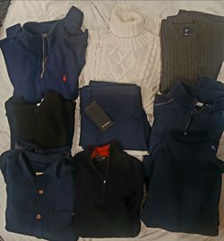 Mixed Men's Sweater and Top Bundle