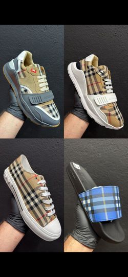 Burberry Check Sneakers and Slides Collection