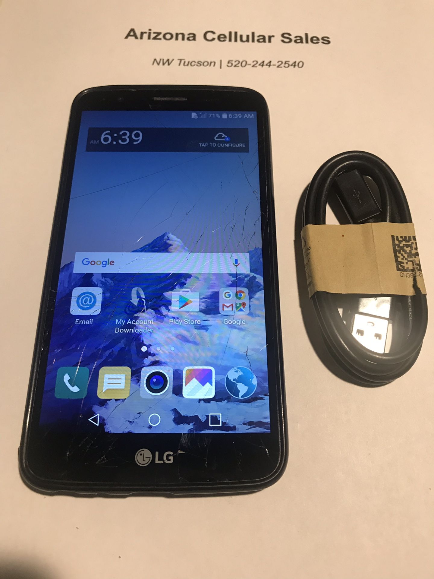LG Stylo 3 Verizon Total Wireless Tracfone 16GB Clean IMEI Case Grey CDMA