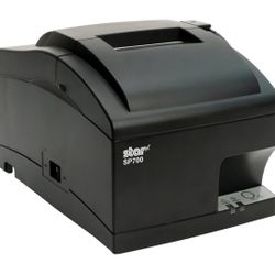 Star Micronics SP742ME Ethernet (LAN) Impact Receipt Printer with Auto-cutter and Internal Power Supply - Gray 