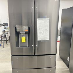 LG 36” 4 Door Counter Depth refrige Model: LMXC22626D Unused 