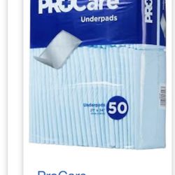 Under Pad Diapers Pads Pro Care $7