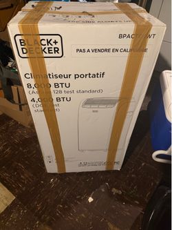 Powerful Black+Decker Portable Air Conditioner  8,000 BTU