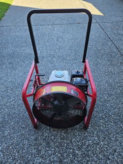 Honda gas powered ventilation fan