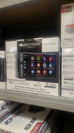 Soundstream 7 inch Apple CarPlay and Android auto stereo