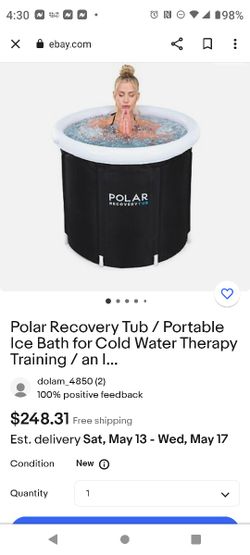 Portable Ice Bath Tub For Cold Water Therapy , I Am Asking $200.00 O.B..O