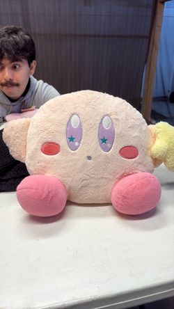 Flat kirby plush