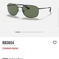 $200 BRAND NEW RAYBAN RB3654 SUNGLASSES POLARIZED LENSE PRICED TO SELL