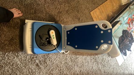 Elderly lift chair for the bathtub missing seat and a side fin but other than that still in condition works wonderfully chargers with it