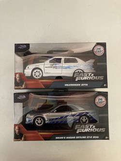 1 : 43 Jada Fast And Furious cars