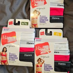 New Ladies Hanes Underwear 