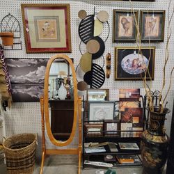 Assorted Wall Art And Vases