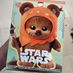 Hot Toys Star Wars Ewoks Cosbi Plush Keychain Blind Box 