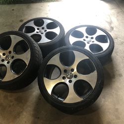 Set Of Wheels And Tires For Volkswagen 