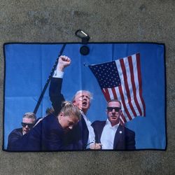 Trump golf magnet towel