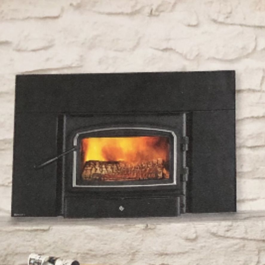 fireplace insert wood burning 