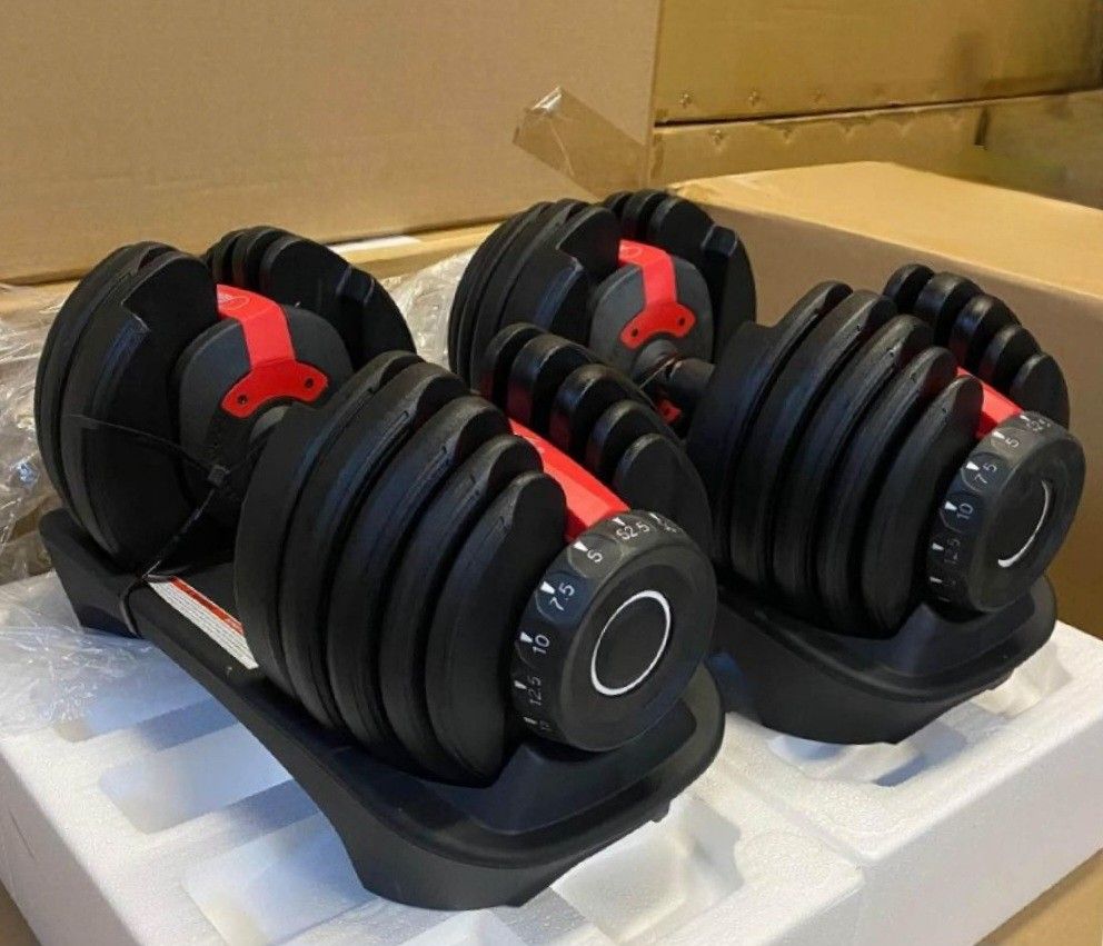 Black Friday Sale!! A set of adjustable dumbbells,5 to lb