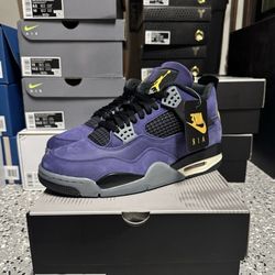 Jordan 4 Lakers Size 9, 9.5, 10.5, 12.5