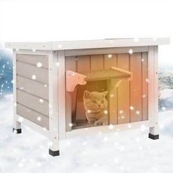 New Insulated Weatherproof Indoor Outdoor Cat Small Animal House