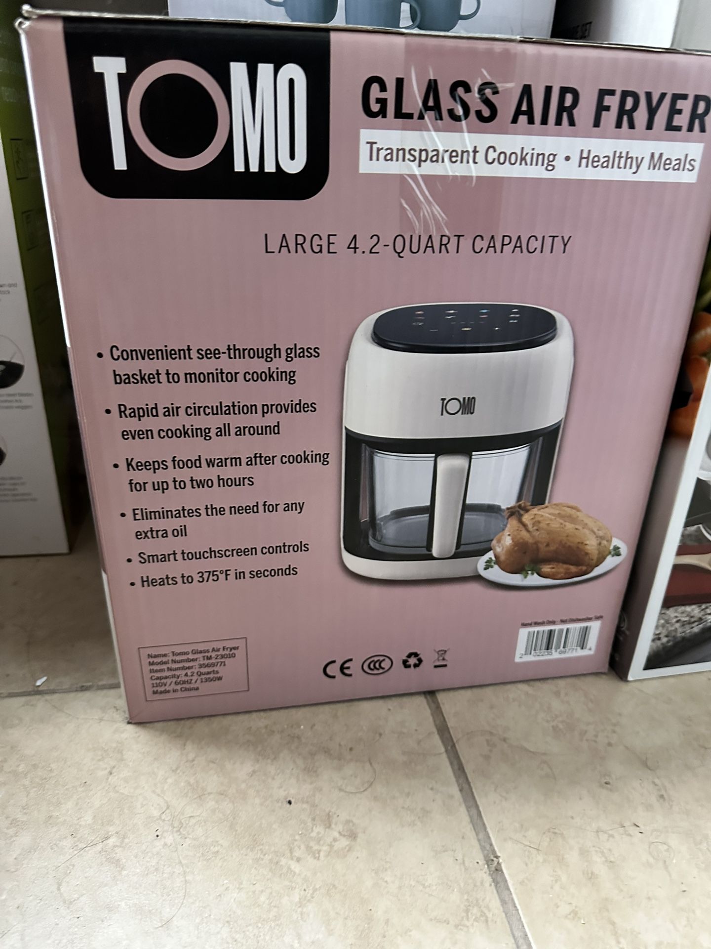 Tomo Glass Air Fryer