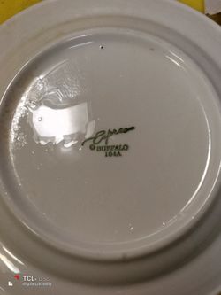 Vintage Plates And One Tall  Cup Royal Crown 