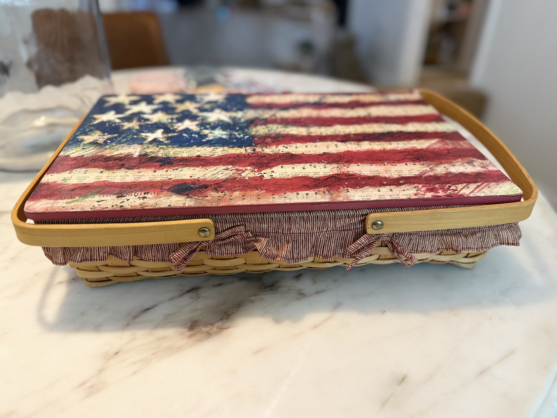 Longaberger American Basket - Susan Winget/Cracker Barrel *Rare*