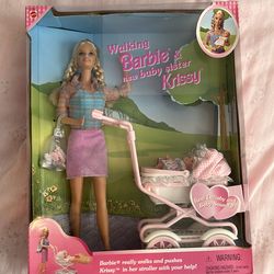 Walking Barbie & bby Krissy