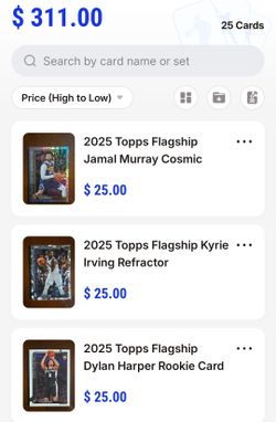 300$+ Sports card collection