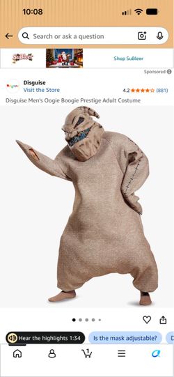 Oogie Boogie costume