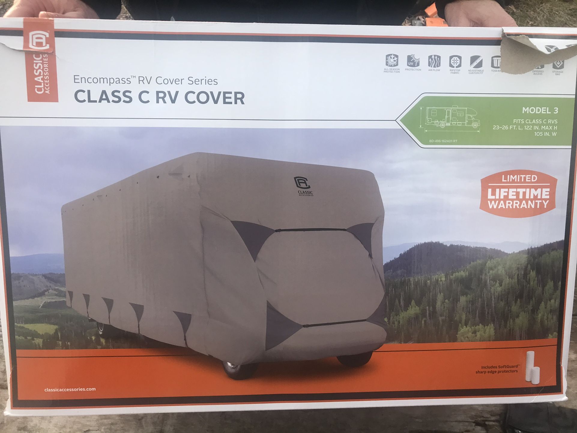 Class C Motor Home Cover 23-26 Ft