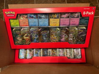 Prismatic Tins Pokemon mini tins Costco exclusive