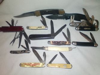 VINTAGE POCKET KNIFE COLLECTION (13)