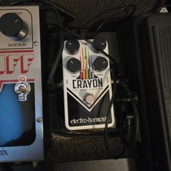 Electro Harmonix Crayon Overdrive Pedal 